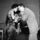 Josephine Premice, Bobby Troup - 1956 Photographic Print by Howard Morehead
