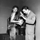 Josephine Premice, Bobby Troup - 1956 Photographic Print by Howard Morehead