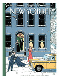 The New Yorker Cover - February 10, 1997 Premium Giclee Print by Jean Claude Floc'h