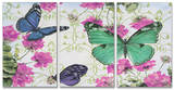 Butterfly Inspirations Triptych Art Wood Sign