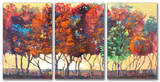 Enchanted Forest Triptych Art Wood Sign