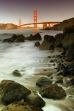 Baker Beach and the Golden Gate Bridge Fotografie-Druck von Vincent James
