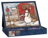 Winter Barn 500 Piece Jigsaw Puzzle Jigsaw Puzzle