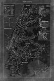 New York Map Art