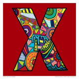 Letter X Prints by Emi Takahashi