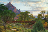 Zion Canyon Bridge Photographic Print by Vincent James