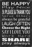 Be Happy Print by Holly Stadler