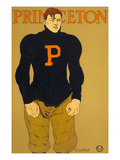 Princeton Poster, Burly Football Player Posters