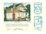 Single-Family Home, Rendering and Floor Plans Prints