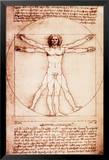 Hombre de Vitruvio Fotografía por Leonardo da Vinci