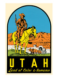 Utah Decal, Wagon Train Posters