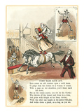 Circus Visit Comic Bare Back Act Posters
