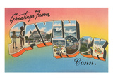 Greetings from Savin Rock, Connecticut Print