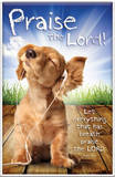 Praise the Lord - Puppy Praise Plaque Wood Sign
