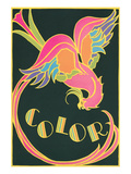 Color, Fantastic Bird Affiches