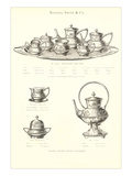 Rogers and Smith Engraved Tea Set Kunstdrucke