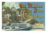 San Juan Capistrano Mission Posters