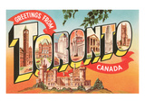 Greetings from Toronto, Canada Lámina