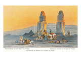 Memmon's Columns, Thebes, Egypt Posters
