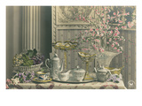Old-Fashioned Tea Service Poster