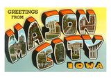 Greetings from Mason City, Iowa Posters
