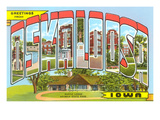 Greetings from Oskaloosa, Iowa Prints