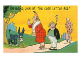 Cute Little Ass Cartoon Photo