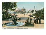 Pier and Pavilion, Nice, France Prints