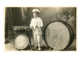 Child Percussionist Posters