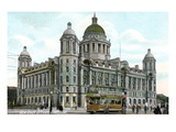 New Dock Offices, Liverpool, England Poster