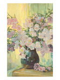 Still Life with Pink Campanula Photo