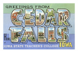 Greetings from Cedar Falls, Iowa Photo