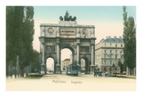 Victory Arch, Munich, Germany Posters