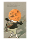 Singing Moon with Mandolin Prints