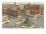 Transfer House, Lincoln Square, Decatur, Illinois Posters