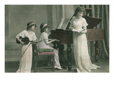 Young Girl Music Recital Posters