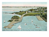 Little Diamond Island, Portland Harbor, Maine Posters