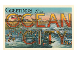 Greetings from Ocean City, New Jersey Posters
