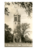 Campanile, Iowa State College Prints