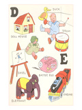 Learning the Alphabet, D and E Photo