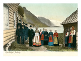 Traditional Wedding, Hardanger, Norway Prints