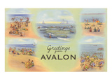 Greetings from Avalon, New Jersey Poster