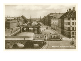 Fredriksholms Canal, Copenhagen, Denmark Posters