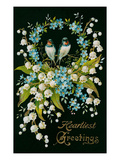 Heartiest Greetings, Vintage Bouquet Posters