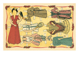 Mexican Paperdolls, Dresses Posters