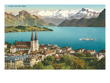 Lake Lucerne, Switzerland Print