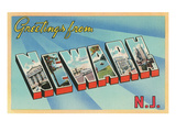 Greetings from Newark, New Jersey Poster