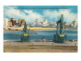 Long Beach Skyline, California Posters