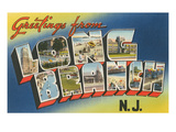 Greetings from Long Branch, New Jersey Prints