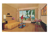 Motel Room on Beach Posters